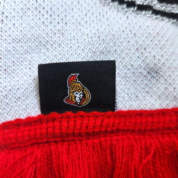 Nhl 100 Classic Scarf Ottawa Senators Montreal Canadians adidas 1917-2017 - Picture 7 of 9